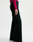 AG GEORGIA RELAXED FLARE VELVET