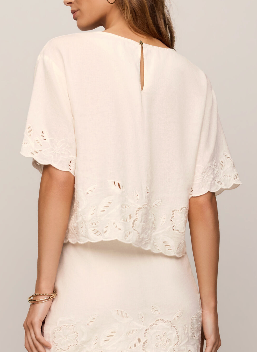 Z SUPPLY DAYA EMBROIDERED TOP