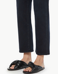 MOTHER THE MID RISE RAMBLER ZIP ANKLE NIV