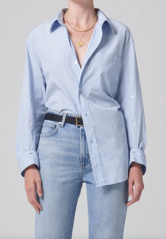 CITIZENS OF HUMANITY KAYLA BUTTON DOWN SHIRT