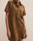 Z SUPPLY SYDNEY SUEDE MINI DRESS