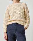 LILLA P LONG SLEEVE BALLET NECK SWEATER