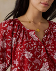FAHERTY VOILE LETTIE TOP