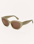 Z SUPPLY SUNGLASSES MIRAGE-MOSS/BROWN