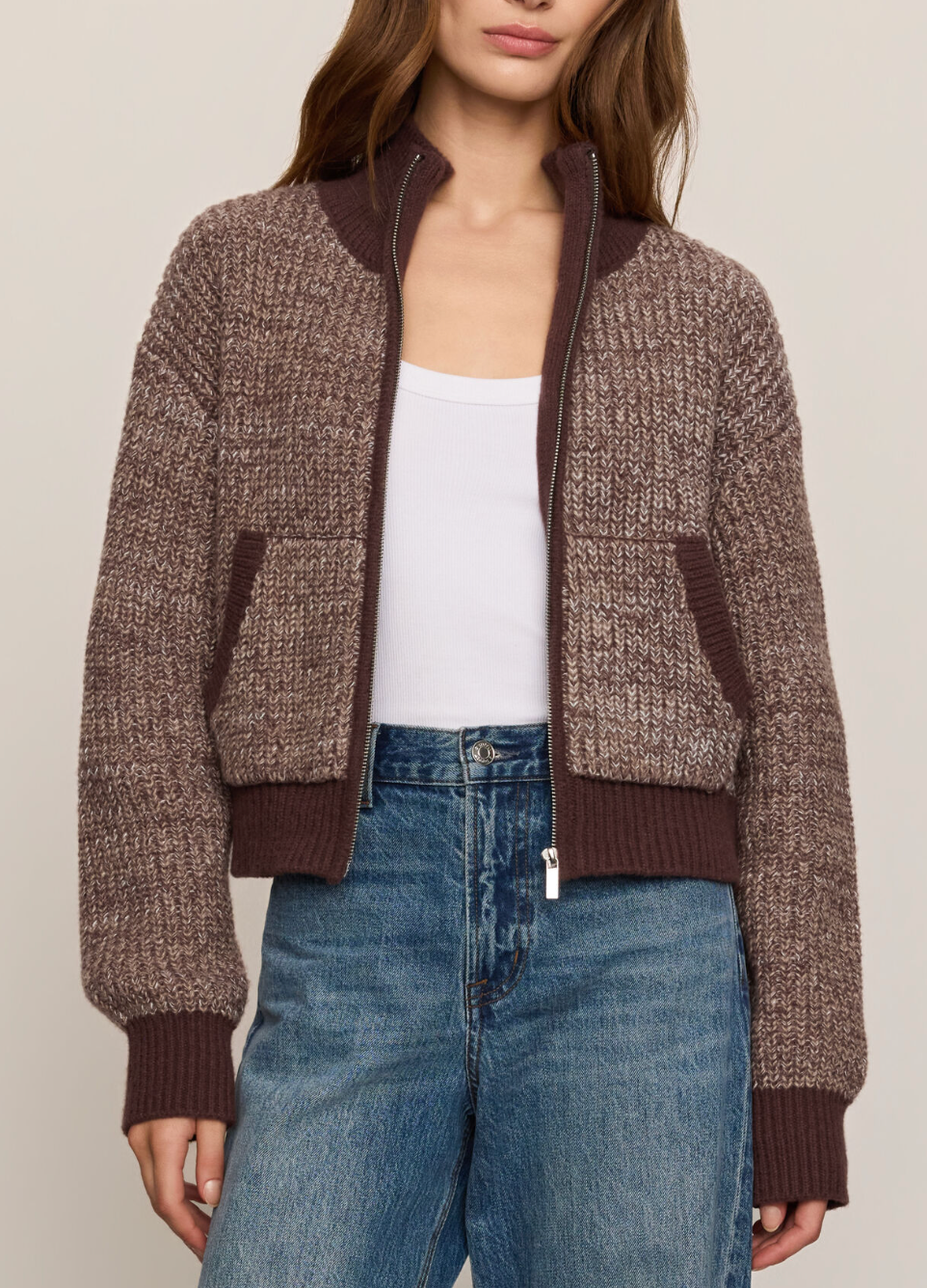 Z SUPPLY ASHFORD ZIP CARDIGAN