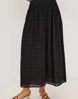 RAILS DAX EMBROIDERED MIDI SKIRT