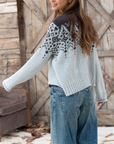 WOODEN SHIPS CHANDELIER FAIR ISLE CREW CHUNKY