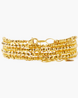 CHAN LUU GOLD NUGGET WRAP BRACELET