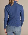 ALASHAN CASHMERE COTTON BLAIR RIB TURTLENECK