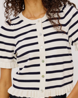 RAILS LORA S/S STRIPE SWEATER