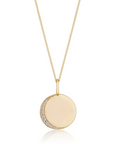 ELLI PARR ALICE GOLD DISC PENDANT