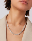 JENNY BIRD SILVER RIZZO NECKLACE