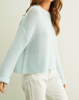 MIOU MUSE ROUND NECK KNIT SWEATER