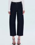 PISTOLA BEAU SEAMED CRESCENT RAW JEAN