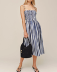 BELLA DAHL SMOCKED MIDI DRESS