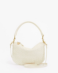 CLARE V WOVEN PETIT MOYEN MESSENGER