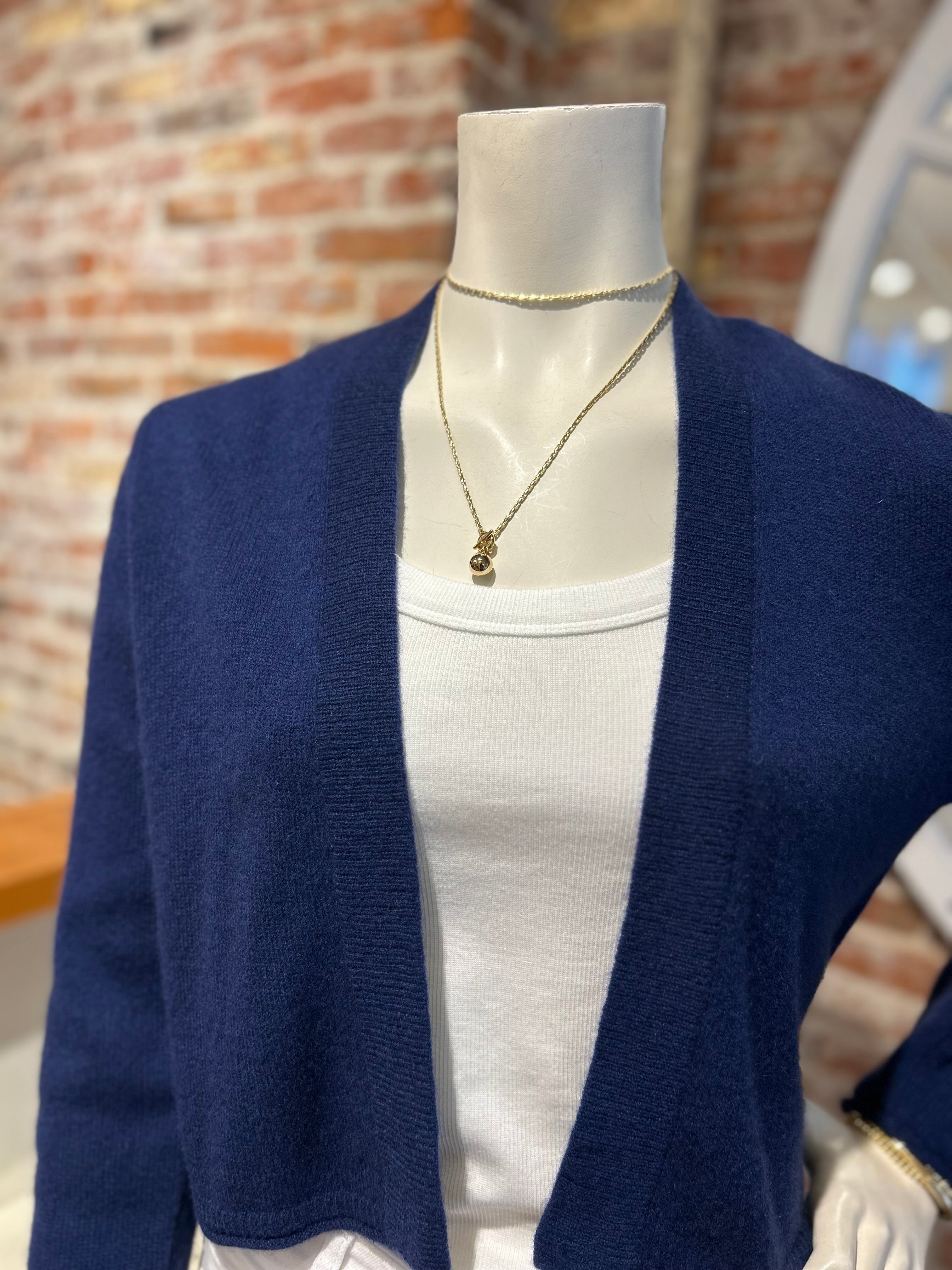 ALASHAN CASHMERE NATALIE SHRUNKEN CARDIGAN