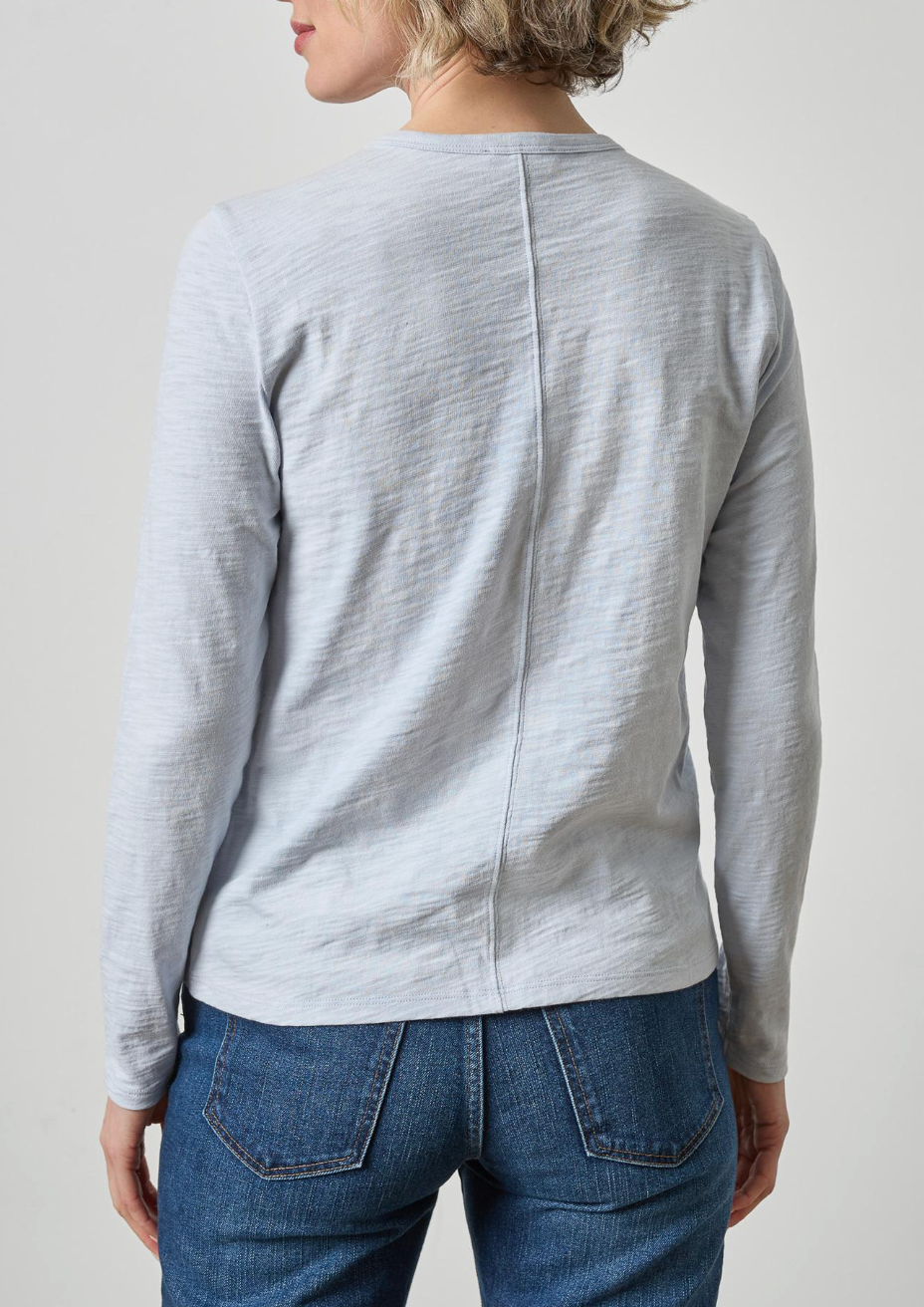 LILLA P BACK SEAM LONG SLEEVE CREW NECK