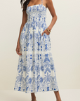 Z SUPPLY NADINE PALM MAXI DRESS