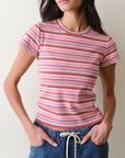 MARINE LAYER LEXI RIB CREW TEE