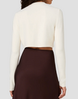 FRENCH CONNECTION BABYSOFT CROPPED SLIM FIT CARDIGAN