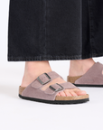 BIRKENSTOCK ARIZONA FADED PURPLE SUEDE