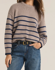 Z SUPPLY BOYFRIEND STRIPE SWEATER