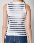 LILLA P STRIPED WIDE STRAP TANK