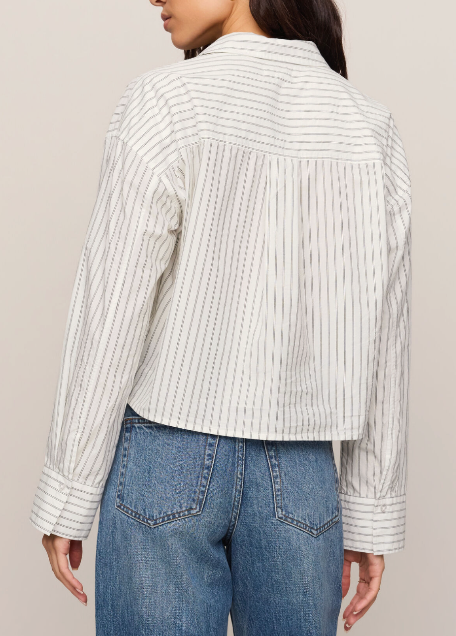 Z SUPPLY FAVORITE STRIPED BUTTON UP TOP