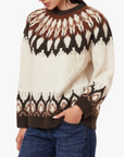 HABITUAL FAIRISLE & CABLE SWEATER