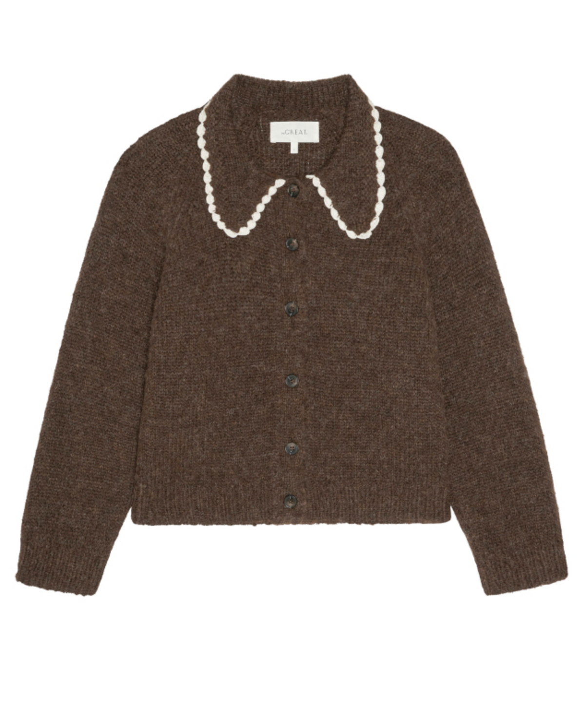 THE GREAT THE CROCHET COLLAR CARDIGAN