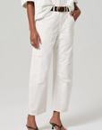 CITIZENS OF HUMANITY MARCELLE LOW SLUNG CARGO SATEEN