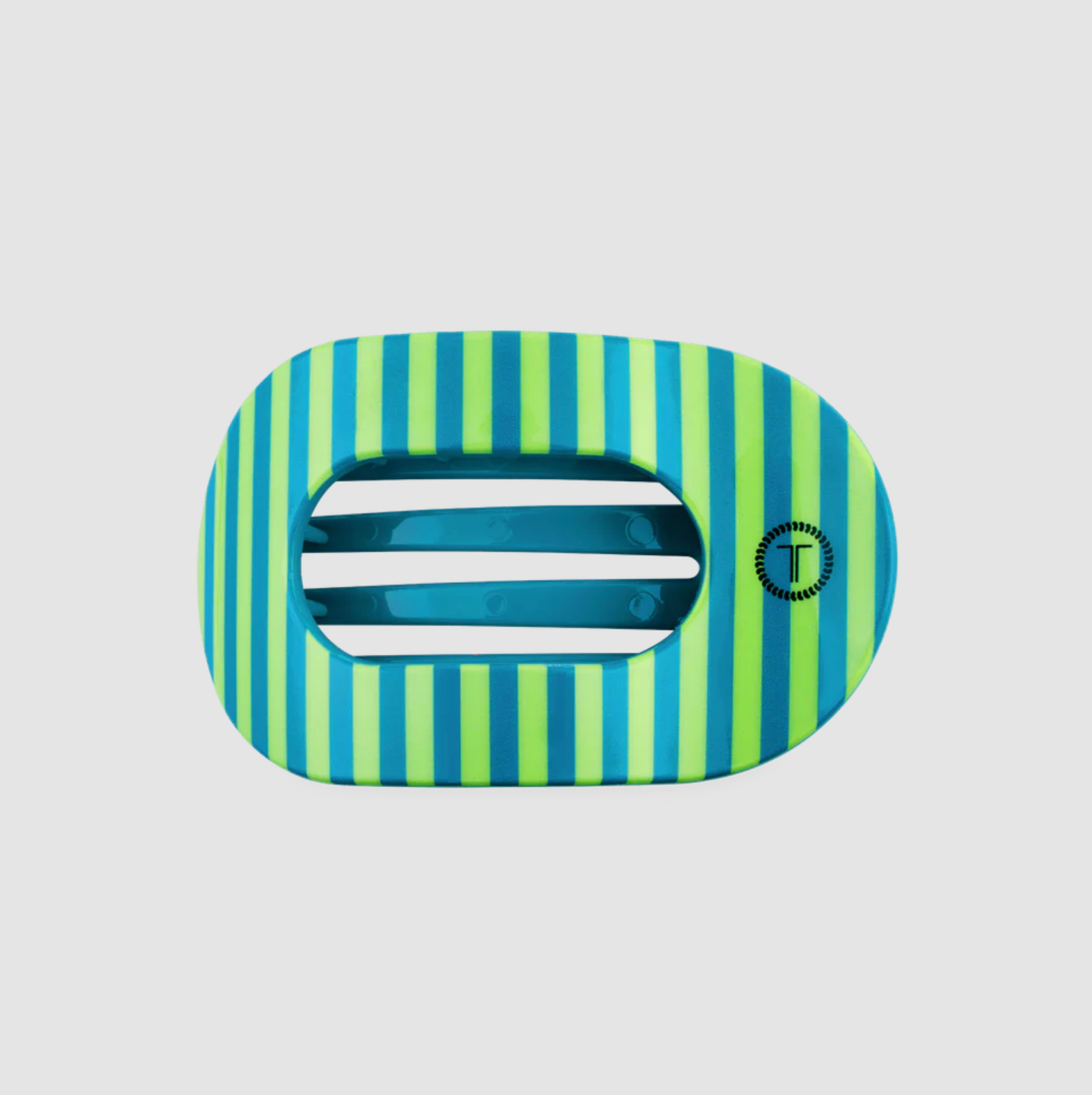 TELETIES MEDIUM FLAT ROUND CLIP - CABANA CUTIE