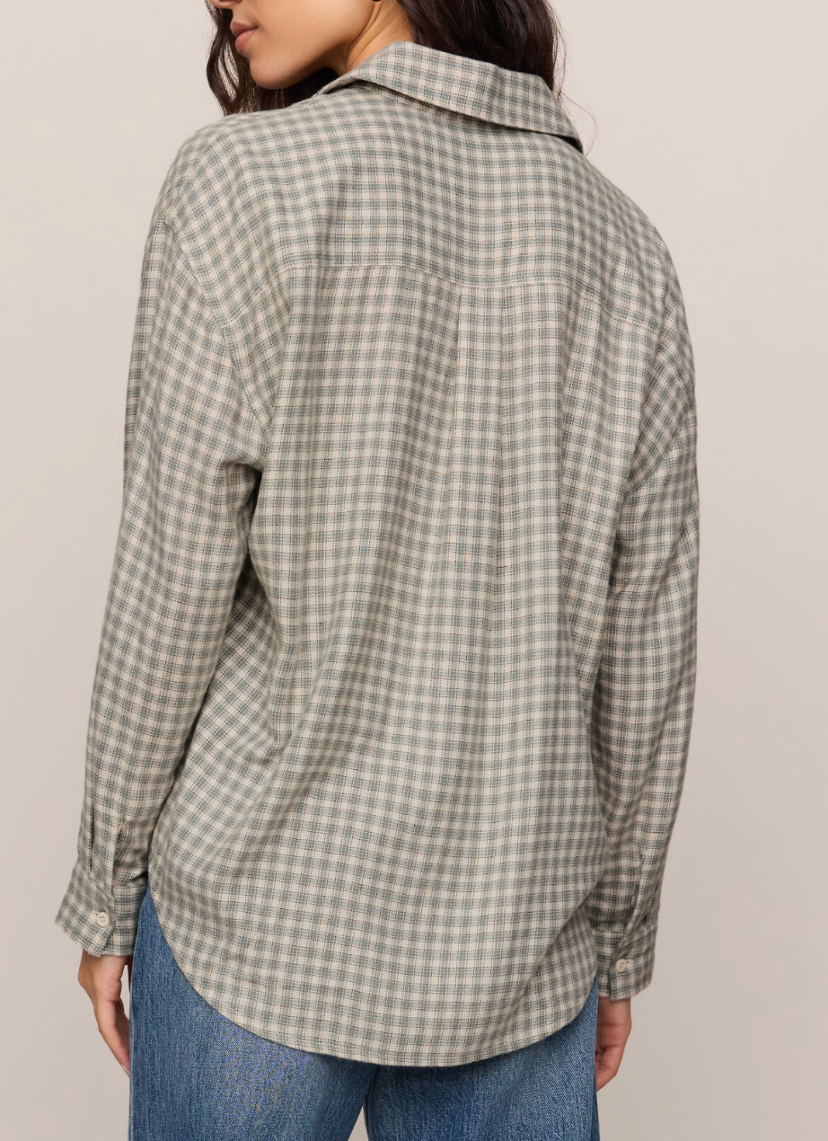Z SUPPLY RIVER PLAID BUTTON UP