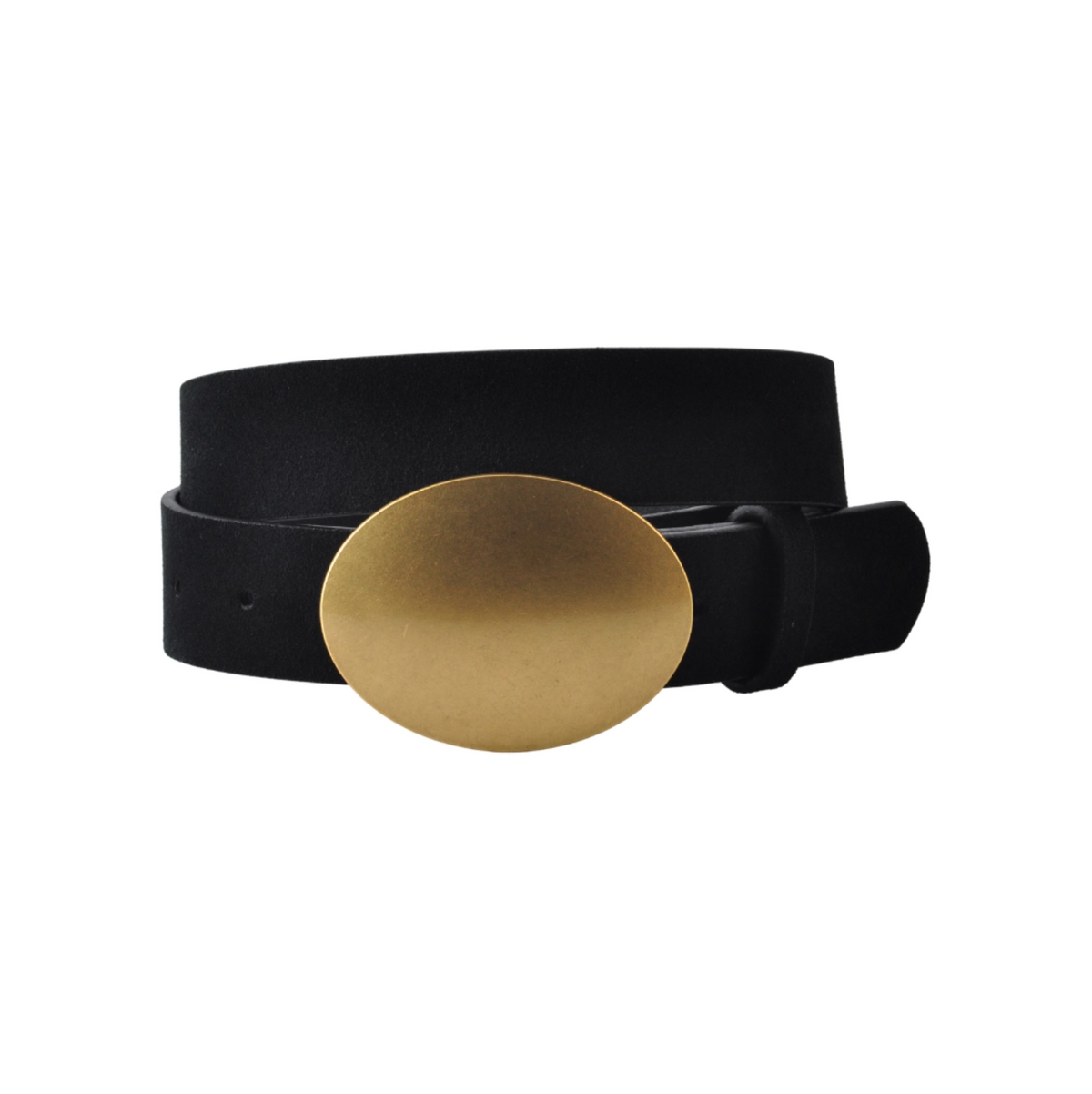 MOST WANTED USA SUEDE STRAP WITH HORIZONTAL OVAL BUCKLE