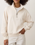 MARINE LAYER CLOUD 9 FLEECE HALF ZIP