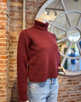 ALASHAN CASHMERE MERINO EDEN FOLD OVER TURTLENECK