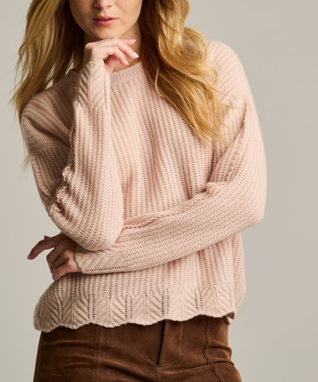 LISA TODD PURE RUFFLE SWEATER
