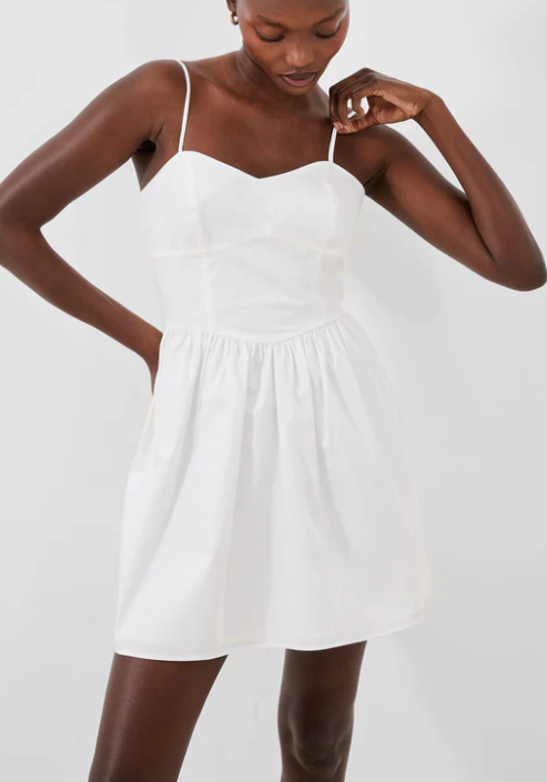 FRENCH CONNECTION FLORIDA STRAPPY FLARED DRESS