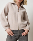 LILLA P ZIP FRONT BOMBER