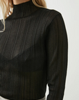 RAILS VIVIENNE MOCK NECK TOP
