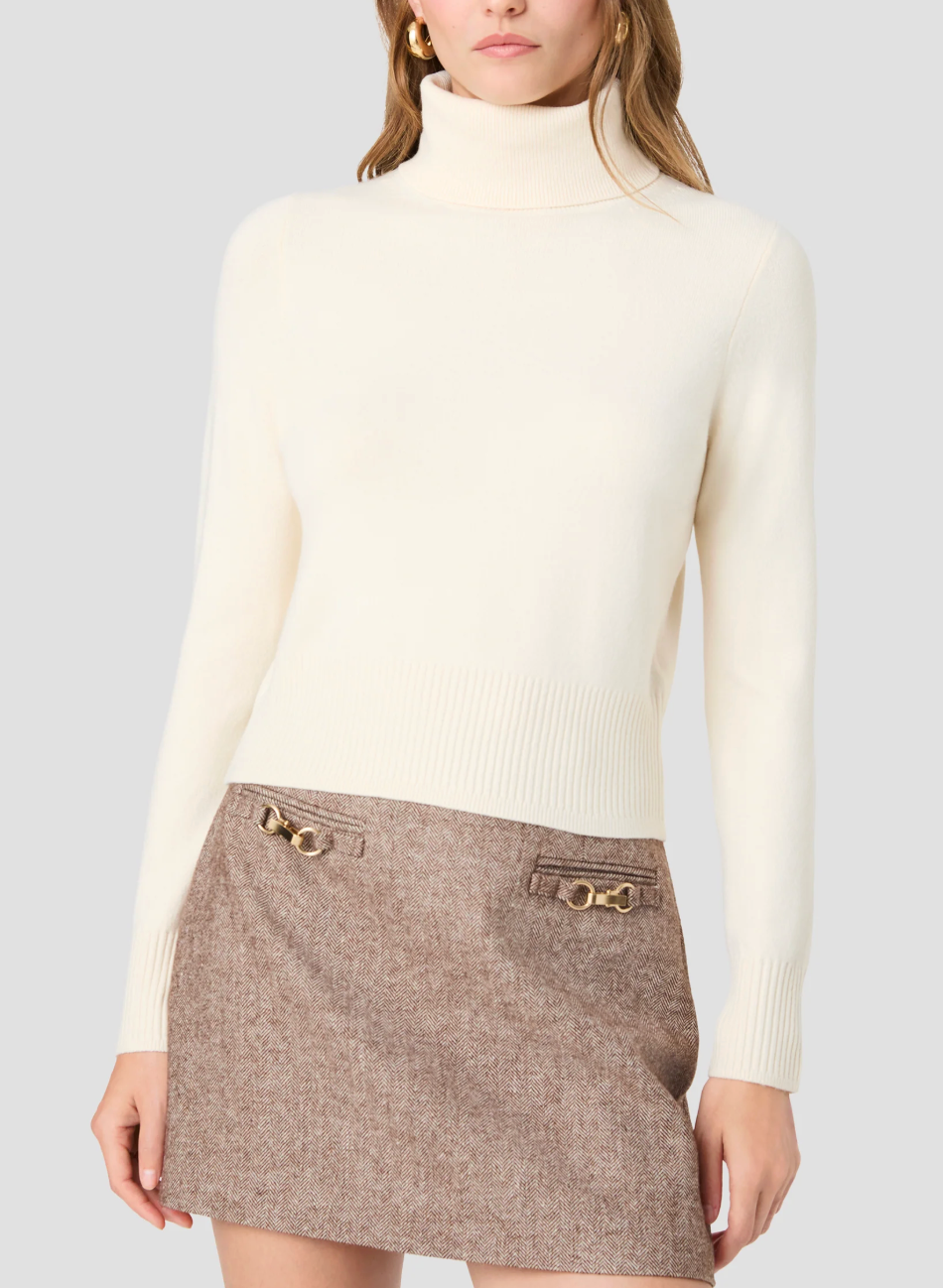 FRENCH CONNECTION BABYSOFT LONGSLEEVE TURTLENECK PULLOVER