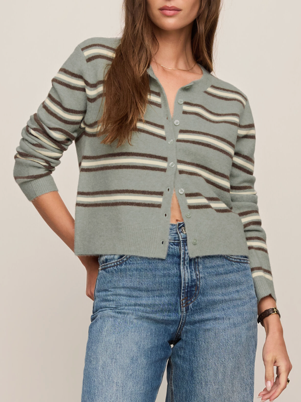 Z SUPPLY MEDINA STRIPE CARDIGAN