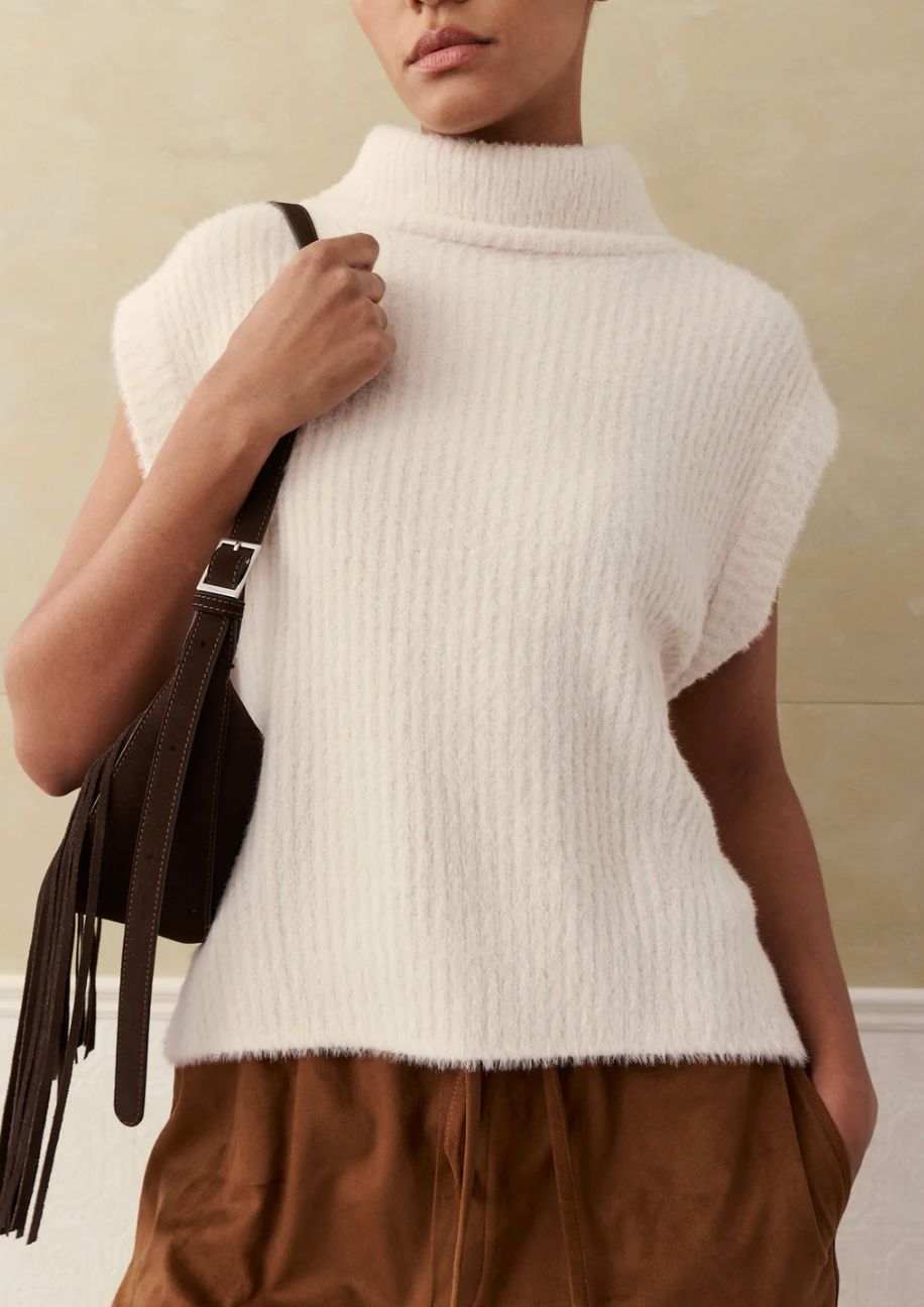 MELISSA NEPTON FELICIA TURTLENECK TOP