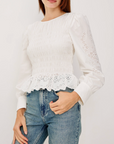 RAILS TABI LONG SLEEVE TOP