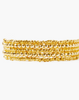 CHAN LUU GOLD NUGGET WRAP BRACELET