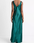 VINCE V NECK MAXI SLIP DRESS