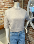 ALASHAN CASHMERE SIENNA ELBOW SLEEVE CREW