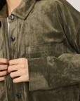 Z SUPPLY ALL DAY CROPPED SUEDE JACKET