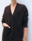 WHITE & WARREN CASHMERE LUXE POCKET CARDIGAN